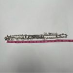 Jessica Simpson  Necklace Leaf Feather Boho Mixed Media Gold Silver Long Jewelry Photo 4