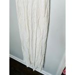 Club Monaco  White Open Back V-Neck Textured Style Tie Back Jumpsuit Size 4 Photo 10