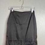 Tadashi Collection Black Maxi Skirt Size 4 Ruffle Tiered Formal Evening Party Photo 2