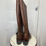 Bussola Trapani Knee High Riding Boots EU 39 8.5 brown Leather Photo 5
