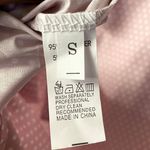 Light Pink & White Polka Dot LightWeight Blouse Size S EUC Photo 7
