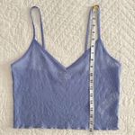 Aritzia Wilfred Sargasso Crop Lace Top Cami Women’s Large Blue Photo 6