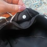 Lululemon  Flare Size 6 Black Leggings With Black And White Waist Reversible Photo 8