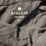 Athleta Redondo Cap Sleeve T Shirt Essential Tee Dress Ruched Waist Pocket Large Photo 8