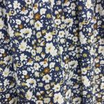 O.P.T. Cara Smocked Tiered Midi Dress Blue White Floral Small Cottagecore Boho Photo 8