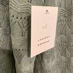 LC Lauren Conrad  Light Green Open-Front Cardigan Photo 3