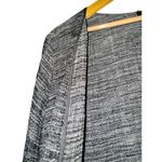 Eileen Fisher Linen Blend Silk Trim Longline Open Cardigan Womens PETITE Medium Photo 6