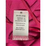 Julia By Love J Tank Top Women's Size M Pink Ribbed Rhinestone Fringe Crop NEW Size M Photo 4