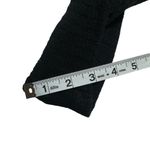 Free People  Black Waffle Knit Sleeveless Swing It Cowl Neck Tank Top size Small Photo 4