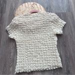 Topshop  asos cream bubble‎ texture shirt Photo 6