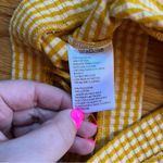 Urban Outfitters yellow gingham bandeau top size small Photo 3
