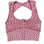 NWOT FREE PEOPLE FP MOVEMENT RED CROPPED BUTTON UP TOP Size L Photo 0