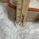 Katherine Kelly Lena wedge Leather Sandals Orange Size 9 Photo 9