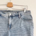 Chico's So Slimming Girlfriend Slim Leg Crop Jeans Light Wash Size 2 (L/12) Photo 2