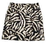 Ann Taylor  Animal Print Dressy A-Line Skirt - 8 EUC Photo 0