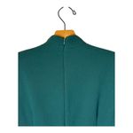 Black Halo Dress Women 0 Green High Neck Knee Length Kavita Sheath Career Photo 5