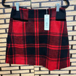 Copper Key  Red And Black‎ Plaid Skirt Size XS Photo 0