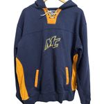 MC super fan hockey lace‎ hoodie size Large Blue Photo 0