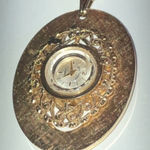 Andre Bouchard Gold Tone Filigree Watch Pendant Multi Strand Chain Necklace Photo 0