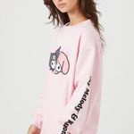 NWT Forever 21 Bioworld Sanrio My Melody & Kuromi Heart Pink Crewneck Sweater S Photo 1