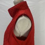 IZOD Red Full Zip Quilted Fleece Vest Size Small Photo 5