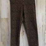 Old Navy * Women's Small Cropped Leopard Print Leggings Stylish Comfort Summer Photo 0