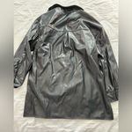 Vigoss Black Faux Leather Shacket “shirt jacket” Photo 11