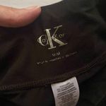 Calvin Klein CK zipper ankle black leggings, size medium Photo 2