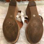 Lucky Brand white studded cork wedge sandals Women’s Size 8 Photo 5