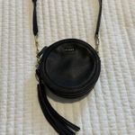 Ted Baker Errinn Black Bovine Leather Tassel Circle Small Crossbody Bag Photo 4