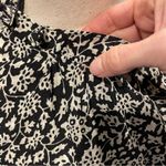 Adorable Black and white floral boho ruffle maxi dress pinch Size L Photo 7
