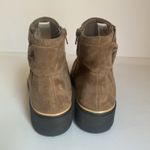 Clarks Taupe Suede Ankle Boots • Bow Accent • Women’s 8 (EU 39) Photo 4
