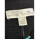 Nine Britton NWT  Black Cap Sleeve Collared Wide Leg Jumpsuit Large Stichfix Photo 4