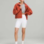 Lululemon Scuba Oversized Full-Zip In Red Rock Photo 4