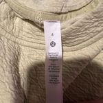 Lululemon Textured Crewneck Pullover Color is a Dew Green Size 4 Photo 12