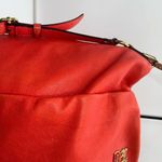 Coach Isabelle Crossbody Leather Purse Handbag Pink Orange Papaya Photo 2