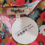 Haptics Colorful Floral Print Midi Dress Size Medium NWOT Wedding Guest Dress Pink Photo 5