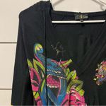 Vintage Christian Audigier Tattoo Pattern Sweatshirt Size XS Photo 3