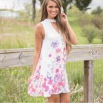 Jella Couture  | Floral Sleeveless Mini Dress Sz L Photo 1