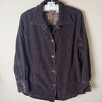 Bill Blass Vintage Corduroy Chore Jacket Barn Coat Womens PM Medium Petite Brown  Photo 0