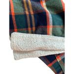 Paper Crane Womens Tartan Plaid Wool Blend Vest Sz Small Ethereal Sherpa Pockets Photo 7