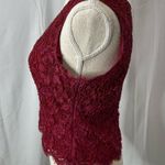 Ricki Freeman Teri Jon Nites beaded top Red Size 4 Photo 3