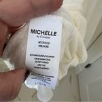 MICHELLE by Commune Michelle by Comune Slub Knit Long Sleeve Shirt Cream SZ Large Photo 7