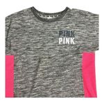PINK - Victoria's Secret Pink Victoria Secret Sweatshirt Size L Pink Gray Pullover Crewneck Cotton Blend Photo 4