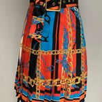 ZARA Chain Printed Pleaded Shirt NWT Photo 1