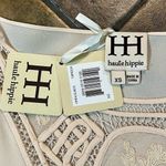 Haute Hippie NWT  Bat Wing Embroidery Blouse 100% Silk XS Photo 7