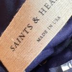 Saints & Hearts Floral Circle Print Swing Dress Blue Green Size Medium NWT Photo 3