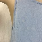 POL  Blue Sleeveless Fringe Tunic Tank Top M Photo 2