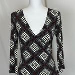 Laundry by Shelli Segal  Black Gray Dress Size 6 Photo 2