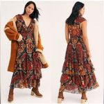 Free People wear it out tiered Maxi dress Photo 1